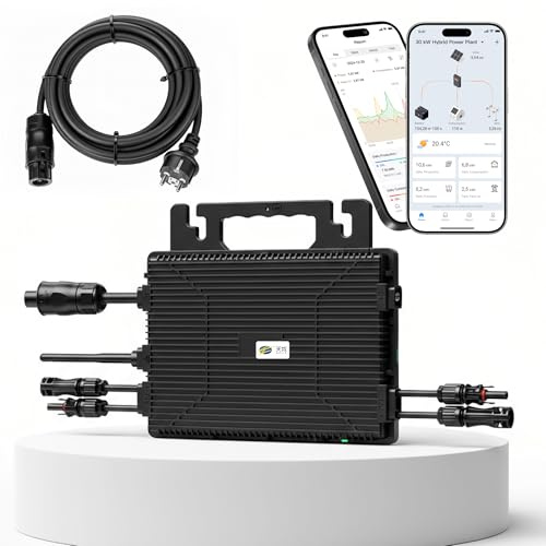 Astro-E Mikro-Wechselrichter 800 W TM-L800Mi für Balkonkraftwerk, IP67 wetterfest, Plug-&-Play Installation, 2 MPPT, Bluetooth & WiFi, inkl. 5 m Anschlusskabel, Micro Inverter