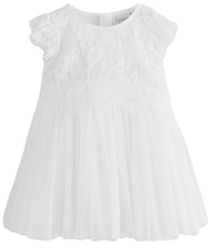 BAKER BY TED BAKER Mädchen Mesh-Kleid mit Spitze