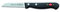 F. DICK Gemüsemesser, Superior (Messer mit Klinge 7 cm, X55CrMo14 Stahl, nichtrostend, 56° HRC) 84030072, Schwarz