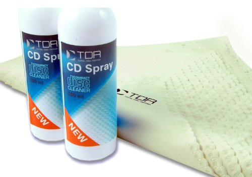 Total Disc Repair Cloth & CD Spray Pack XL