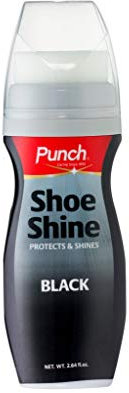 Punch Shoe Shine Liquid Polish Black 75ml