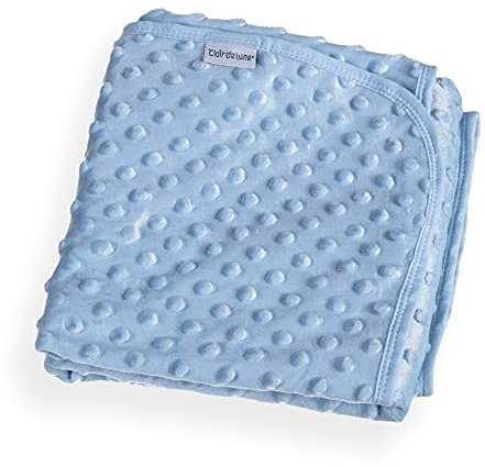 Clair de Lune Decke mit Noppen, Blau