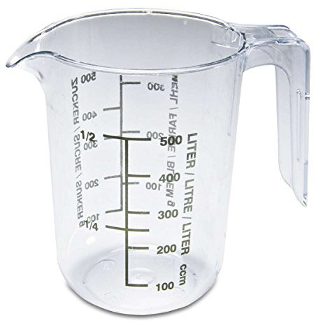 Staedter Verre gradué, Transparent, Transparent, 500 ML
