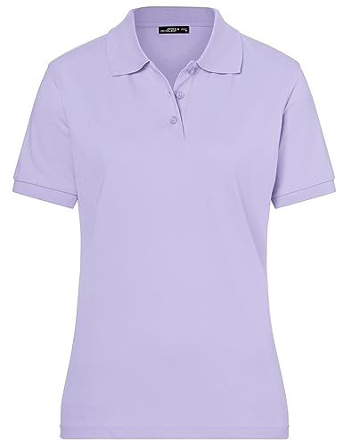 James & Nicholson Damenpolo Classic - Piqué-Poloshirt mit gestrickten Bündchen