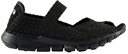 Bernie Mev Damen Comfi Flach, Schwarz, 36 EU