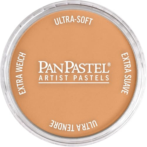 PanPastel Artist Pastels by GOLDEN, Bronze, 2.44” / 62mm Pan Diameter, Professional Artist Pastels, Unique Pan Format (cake-like)