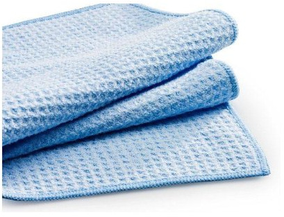 MEGA Clean Mikrofaser Waffeltuch 50x70 blau der Wassermagnet 1 Stück M086/1