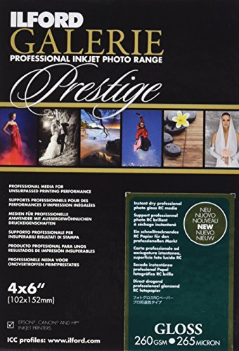 ILFORD GALERIE Gloss 260gsm 4x6 - 102mm x 152mm 100 Blatt