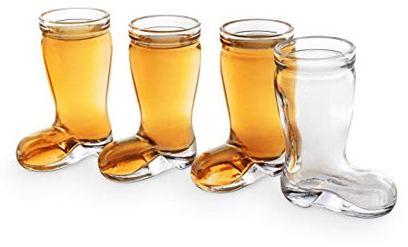 Final Touch GG5004 Das Boot Set Of 4 SHOT GLASSES Novelty In Gift Box by Final Touch
