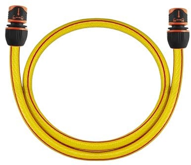Garden Hose Reel/Pressure Washer Hose Connection/Link kit (from Washer to tap) 5 Meters of Kink Resistant 30 bar Hose and 2 Lock on Universal connectors