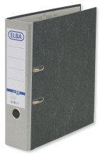 Elba Ordner smart Original - Wolkenmarmor, A4, 80 mm, grau