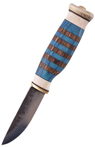 Finnenmesser - Wood Jewel - 23B12 Messer mit Scheide - Outdoor Jagdmesser