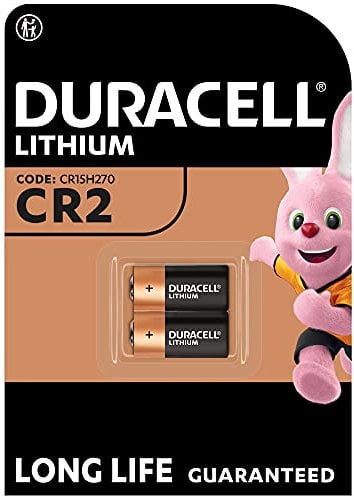 DURACELL CR2 (2 Pack) High Power Lithium Battery 3V (CR15H270) – Long life guarantee – For Alarm Motion Detectors, Thermometers, LED Lights & Electronics – 10 –Year Storage Guarantee - Leak Prevention