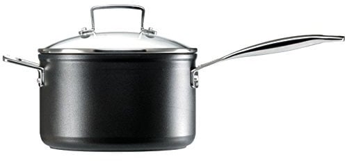 Le Creuset Toughened Non-Stick Saucepan, 20 cm, Black, 962009200