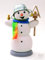 Räuchermann Schneemann mit Vogelhaus