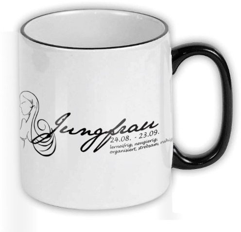 FunTasstic Tasse Sternzeichen Jungfrau Kaffee-Pott (T054)