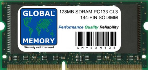 128MB PC133 133MHz 144-PIN SDRAM SODIMM Memoria RAM para Akai MPC500 / MPC1000 / MPC2500 Samplers (EXM128)