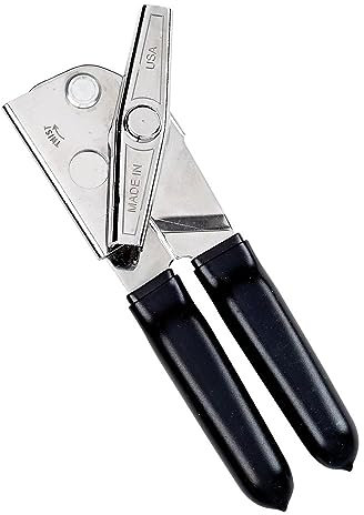EZ-DUZ-IT Deluxe Can Opener with Black Grips