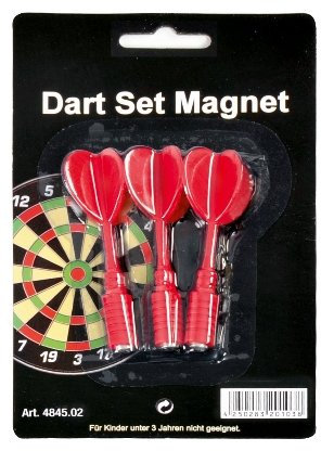 Karella Magnet-Dart-Ersatzpfeile rot