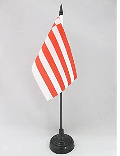AZ FLAG - Tischflagge Bremen - 15x10 cm - Bremen Tischfahne 10 x 15 Cm - Flaggen