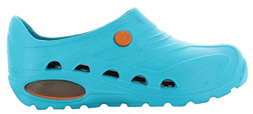 Oxypas Safety Jogger Arbeitsschuhe Damen - Antistatische und rutschfeste Sicherheitsschuhe Herren, Leichter Clog für Medizin, Pflege und Gastro, Antibakteriell, Grün, EU 37/38