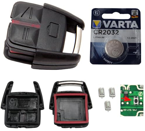 KONIKON Autoschlüssel Reparatur Set Fernbedienung Neu passend für Opel Astra Meriva Signum Vectra Zafira