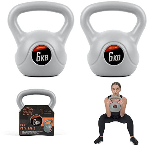 Paar Kettlebells 4 kg, 6 kg, 8 kg, 12 kg