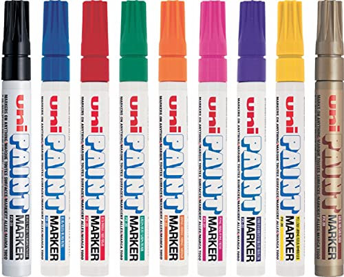 1X UNI-BALL PX20 PAINT MARKER BULLET TIP FINE POINT(2.2-2.8mm) OIL BASE PX-20 15COL (Brown)