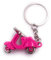 H-Customs Motorroller Roller pink Anhänger besonderer Schlüsselanhänger