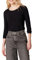 Amazon Essentials Women's Regular-Fit Long-Sleeve Crewneck T-Shirt (Available in Plus Size), Black, XL