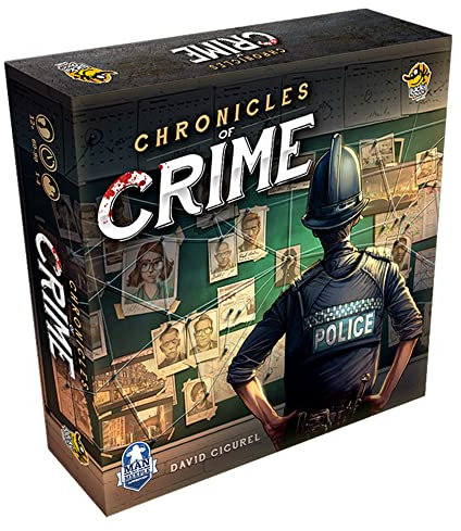 Lucky Duck Games , Chronicles of Crime , Board Game , Ages 14+ , 1-4 Players , 60-90 Minute Playing Time
