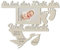 Baby Mädchen Wand Bilderrahmen mit Namen und Geburtsdaten Geschenke zur Geburt Geschenke für das Babyzimmer erstes Jahr Babygeschenke für Neugeborene
