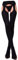 WOOTI Collant porte-jarretelles incorporé MESSICANA 100 den, couleur Noir, taille S-M, Sexy, élégant, confortable, chaud, doux, résistant, in microfibre, opaque