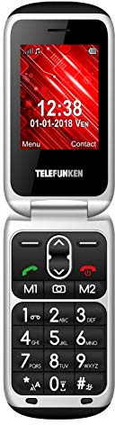 Telefunken TM240 - Teléfono móvil, Cosi Rojo