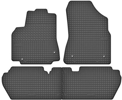 Motohobby Gummimatten Satz für Citroen Berlingo II/Peugeot Partner II (2008-2018) - Passgenau, Schwarz, 80 x 60 x 2 cm
