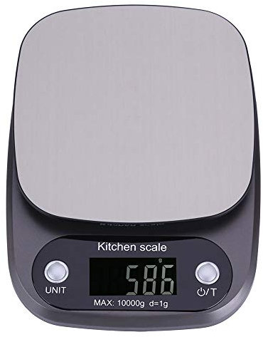 10kg Digital Food Scale Electronic LCD Pocket Cuisine Balance Bijoux Balance Alimentaire Plateau en Acier Inoxydable pour la Cuisson
