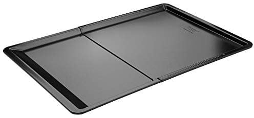 Dr. Oetker Bandeja para Hornear y Galletas, Acero, Negro, 37-52 cm