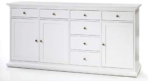 Froschkönig24 Paris Sideboard Kommode Anrichte Weiß