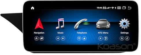 Koason 10.25 Zoll Display Android13 Monitor Monitor CarPlay Multimedia Player Navigationssystem Autoradio für Mercedes Benz E-Klasse W212 2010-2014 NTG4.X