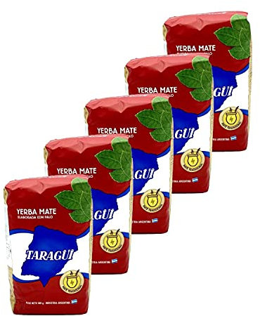 Lote de 5 unidades Yerba mate – Taragui – Pascua 500 g