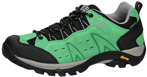 Brütting Unisex Mount Bona Low Trekking-& Wanderhalbschuhe, grün/schwarz, 38 EU