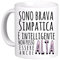 LE HERISSON TAZZA MUG BRAVA SIMPATICA INTELIGENTE NON POTEVO ESSERE ALTA - SIMPATICA divertente regalo dee Regali Originali amica collega fidanzata bassa- 632.