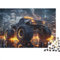 Puzzles Für Erwachsene 300 Teile Bigfoot Truck 300-teiliges Puzzle, Herausfordernde Puzzles Für Erwachsene 300pcs (40x28cm)