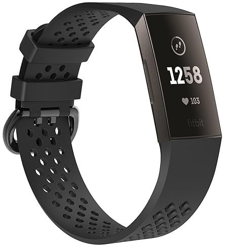 INF Armband Kompatibel mit Fitbit Charge 3/Fitbit Charge 4 Atmungsaktives Silikon