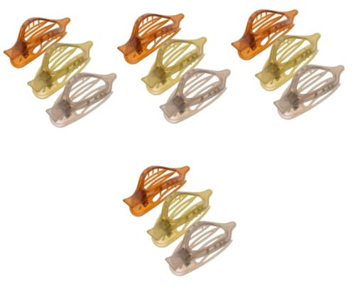 ABOOFAN 12pezzi Fermagli Francesi Curvati Per Spessi Accessori Per Acconciature e Speciali Design Colori