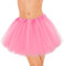 WLLHYF Gonna a tutù a 3 strati in tulle con paillettes a stella, gonna da ballo per feste in maschera, tutù, feste in maschera, costume per ragazze e donne, bambini, Natale, compleanno, Rosa tinta