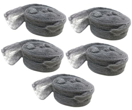 5 Stück Stahlwolle Garagentor Nagerschutz Hardware Tuch Lückenblocker Füllen Stoff Nager Barriere Loch Füllstoff Nager Mesh Tier Ratte Loch Füllstoff Siebdruck