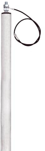 Magnesium Opferanode 33 x 500 mm M8 x 30 für einen isolierten Einbau inkl. Zubehör passend zu Afriso 69808, Ersatzanode für Warmwasserspeicher & Boiler, Schutzanode, Anodenstab