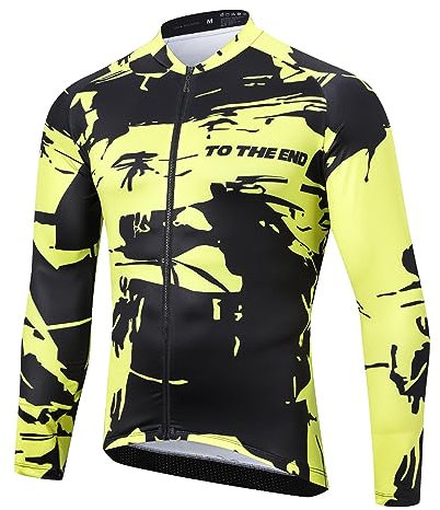 UGLY FROG Herren Fahrradtrikot Radtrikot Langarm für Frühling Herbst Rennrad MTB Mountainbike Trikots