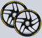 DualColorStampe Motorrad-Felgenaufkleber kompatibel mit BMW R 1200 GS R 1250 GS F 650 GS G 310 GS F 750 GS Stickers 17 Zoll - 19 Zoll für Felge Motorrad 19 Zoll / 17 Zoll Streifen D0112 (Gelb 21)